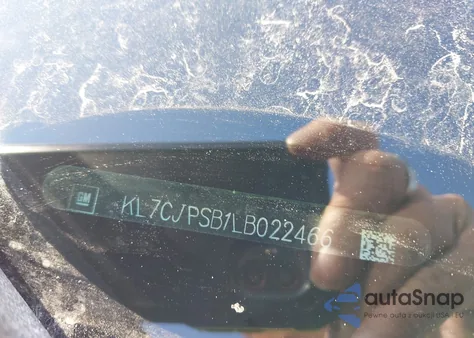 2020 Chevrolet Trax Awd Lt z USA, uszkodzony, nr VIN KL7CJPSB1LB022466